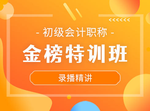 初级会计师金榜特训班